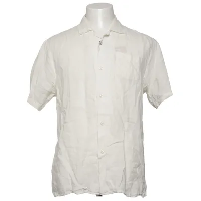 Short sleeve shirt (White) from John Henric Linen