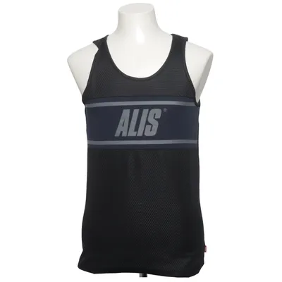 Sports tank top (Black, Blue) from Alis Cotton, Polyester