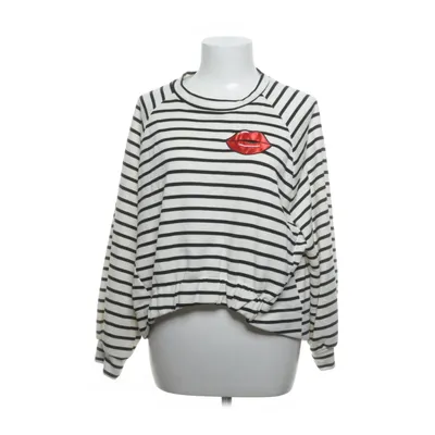 Collegetröja (Vit, Svart, Röd) från Dixie Bomull, Polyester, Viskos