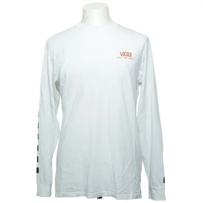 T-shirt à manches longues (Blanc, Noir) de Vans Coton