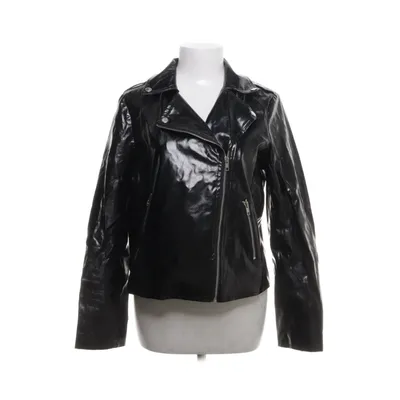 Biker jacket (Black) from JCL Polyester, Polyurethane