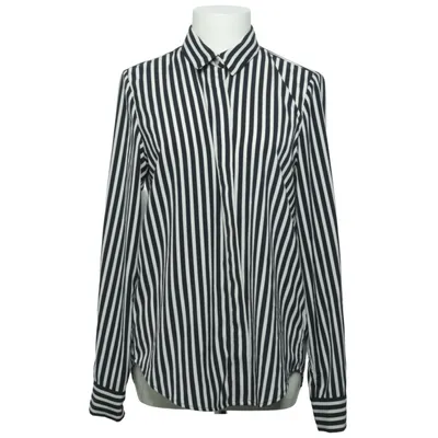 Chemise (Blanc, Bleu) de H&M Polyester
