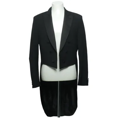 Tailcoat jacket (Black) from Royal Black Elastane, Polyester, Wool