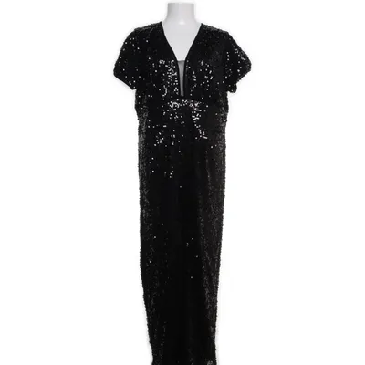 Buksedragt (Sort, Sølv) fra Little Mistress Polyester