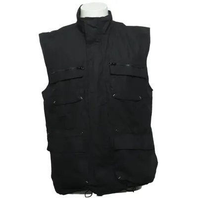 Outdoor vest (Zwart) van Camargue Katoen, Polyester