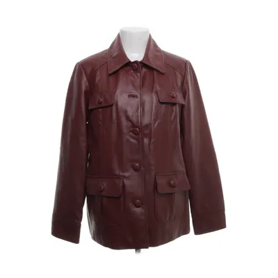 Läderjacka (Röd) från Wardrobe Polyester, Skinn