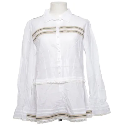 Blus (Vit, Beige) från Eliza & Phi Bomull
