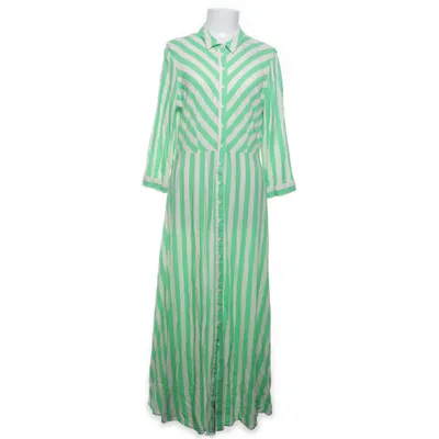 Skjortklänning (Grön, Vit) från YAS Viskos