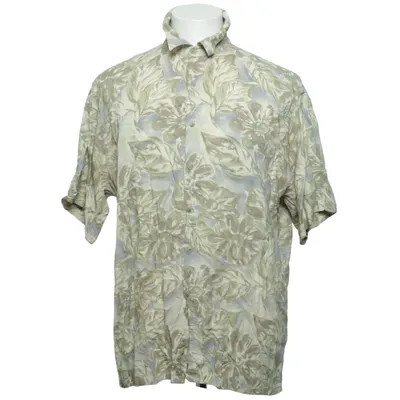 Kortärmad skjorta (Beige, Grön) från Moda Campia
