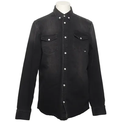 Jeansskjorta (Grå) från WeSC Bomull, Elastan, Polyester