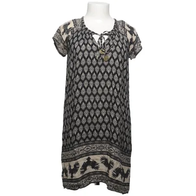 Dress (Black, Beige) from FAV Viscose