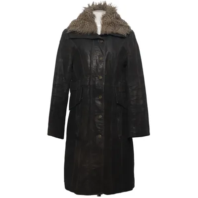 Leren jas (Bruin) van Laura di Sarpi Leer, Polyester