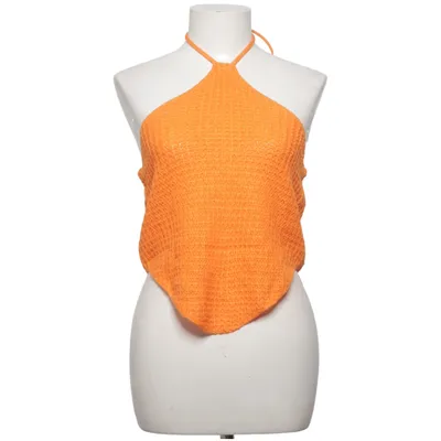 Halter neck top (Orange) from Boohoo Acrylic