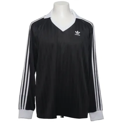 Long sleeve T-shirt (Black, White) from Adidas Elastane, Polyester