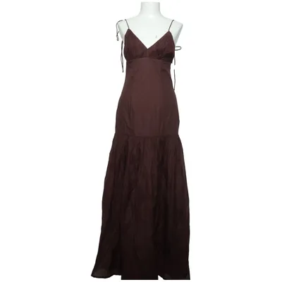 Maxi jurk (Gathered Strap Dress) van NA-KD Katoen, Lyocell, Zijde