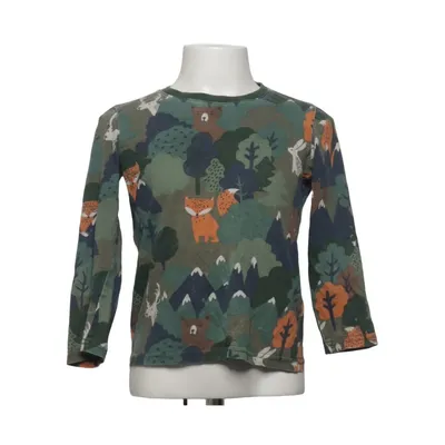 T-shirt à manches longues (Vert, Multicolore) de Lindex Kids Coton
