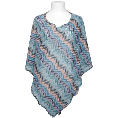 Poncho (VIVID METALLIC KNIT PONCHO) de Pernilla Wahlgren Fibre métallique, Polyester