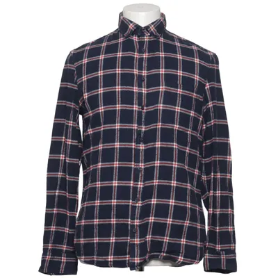 Chemise en flanelle (Bleu, Rouge, Blanc) de MR.F Coton