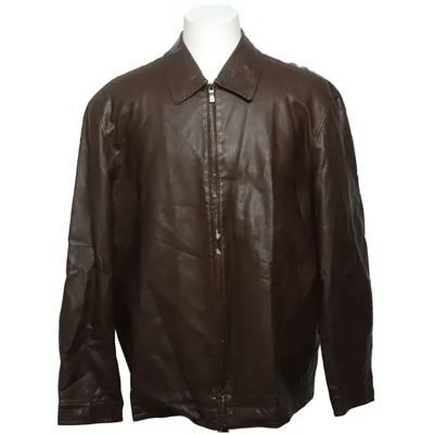 Leather jacket (Brown)