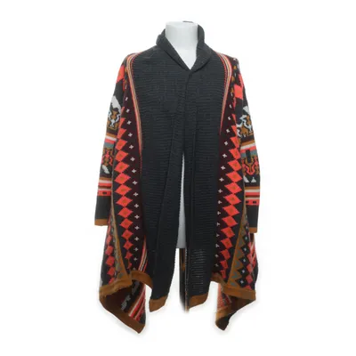 Cardigan (Gray, Multicolored) from Fashion Elle Acrylic, Polyamide, Viscose