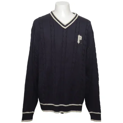 Pull-over (Bleu, Beige) de Pelle Pelle Acrylique, Coton
