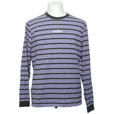 Long sleeve T-shirt (Purple, Black) from Rotation Cotton