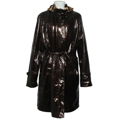 Raincoat (Brown, Beige) from Herluf Design Polyester, Polyurethane
