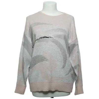Sweater (Pink, Silver) from Kim Acrylic, Cotton, Metallic fiber, Viscose