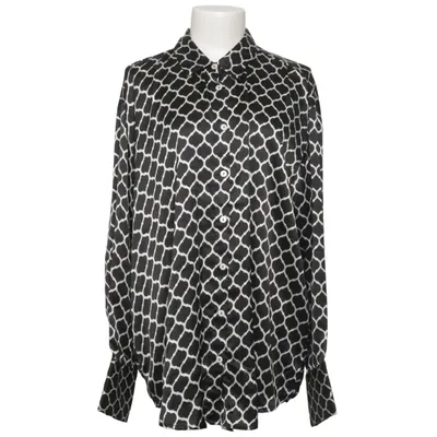 Blus (Svart, Vit) från Samsa Collection Polyester
