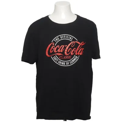 T-shirt (Zwart, Rood, Wit) van Coca Cola Katoen