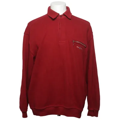 Sweatshirt (Rouge) de Marine Bleu Coton, Polyester