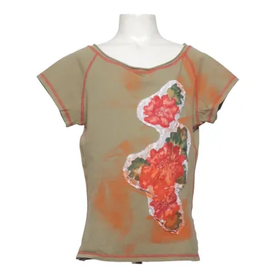 T-shirt (Green, Multicolored) from Sweater House Cotton, Elastane