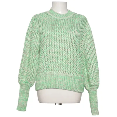Strickpullover (Grün, Weiß) von H&M Acryl, Polyester, Wolle