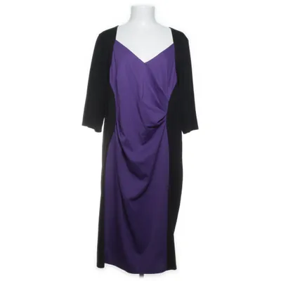 Robe (Noir, Violet) de Scarlett & Jo Élasthane, Polyamide, Polyester