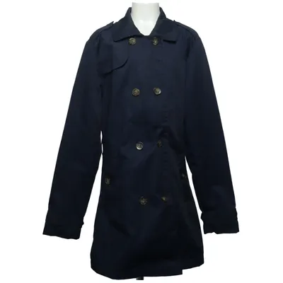 Trenchcoat (Blauw) van Mango Kids Katoen, Polyester