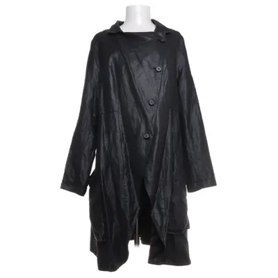 Trenchcoat (Zwart) van Hebbeding Acetaat, Katoen, Linnen, Polyester, Viscose