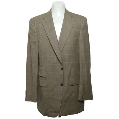 Blazer (Bruin) van Mario Barutti Linnen, Zijde, Viscose, Wol
