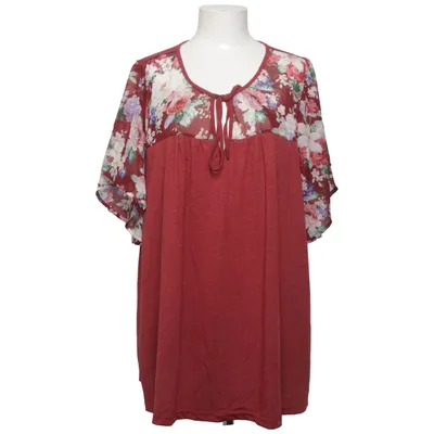 Topp (Röd, Flerfärgad) från Emery Rose Polyester, Viskos