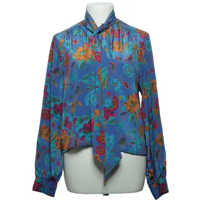 Strikblouse (Blauw, Meerkleurig) van Alfred Dunner Polyester