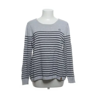 Sweater (Gray, Blue) from Fiora Blue Cotton, Polyester