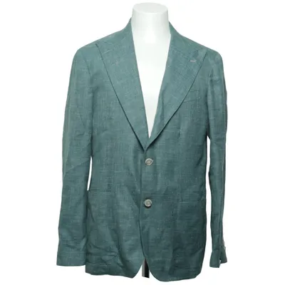 Blazer (Grøn) fra Barba Napoli Linned, Silke, Viscose, Uld