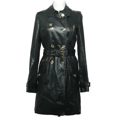 Trenchcoat (Svart) från Juicy Couture Elastan, Polyester, Polyuretan