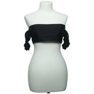 Top tube (Frill Shoulder Bandeau Bikini Top) de Camille Botten x NA-KD Élasthane, Polyamide, Polyester