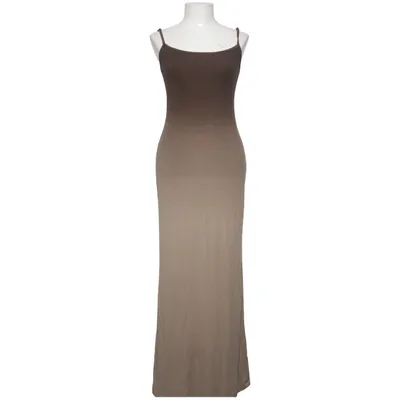 Robe longue (Marron) de Divided by H&M Élasthane, Viscose