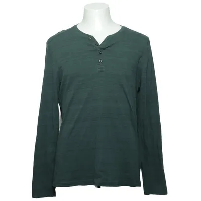 Henley T-shirt (Grøn) fra Jules Bomuld, Viscose