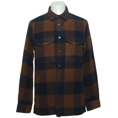Chemise en flanelle (Bleu, Marron) de Fjällräven Acrylique, Coton, Polyester, Laine