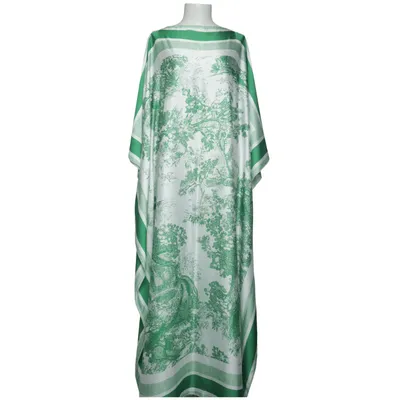 Kaftan (Grün, Weiß) von Maia Hemera