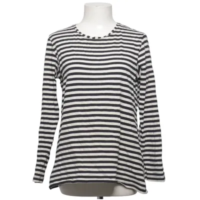 Langærmet t-shirt (Sort, Hvid) fra Gudrun Sjödén Økologisk bomuld