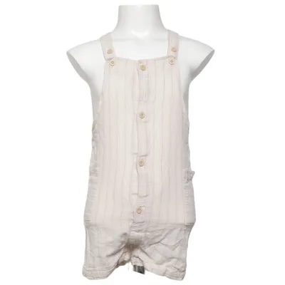 Dungaree shorts (CL24024006-011) from Little Dutch Linen, Organic cotton