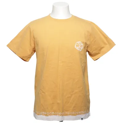 T-shirt (Geel, Wit) van Pretty Green Katoen